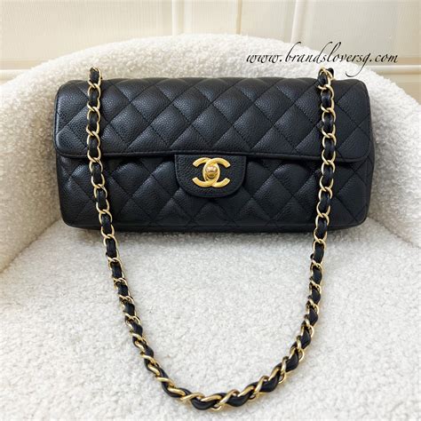 chanel east west flap bag size|Chanel handbags.